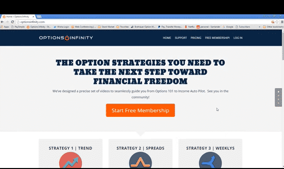 Options Infinity Website Tour w/ Dale Brethauer