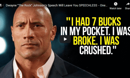 Easy Ways You Can Turn Dwayne “the Rock” Johnson’s Speech Will Leave You Speechless – One Of The Most Eye Opening Speeches Into Success