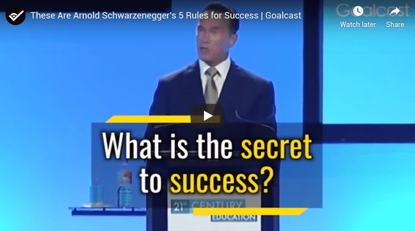 These Are Arnold Schwarzenegger’s 5 Rules For Success Secrets Revealed