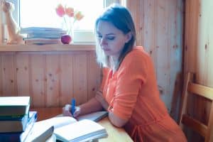 Woman Writing